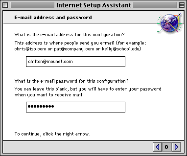 Internet Setup Assistant